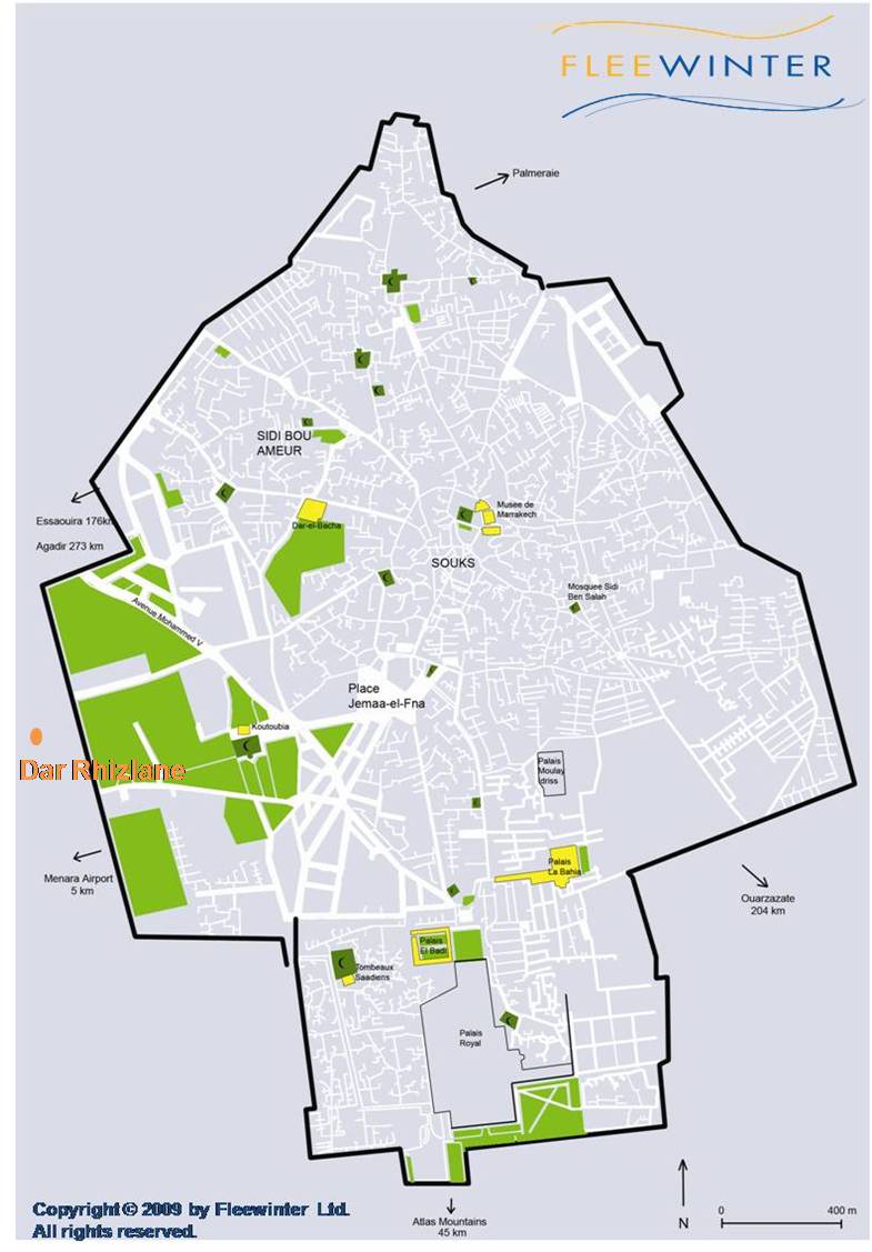 Dar Rhizlane Map