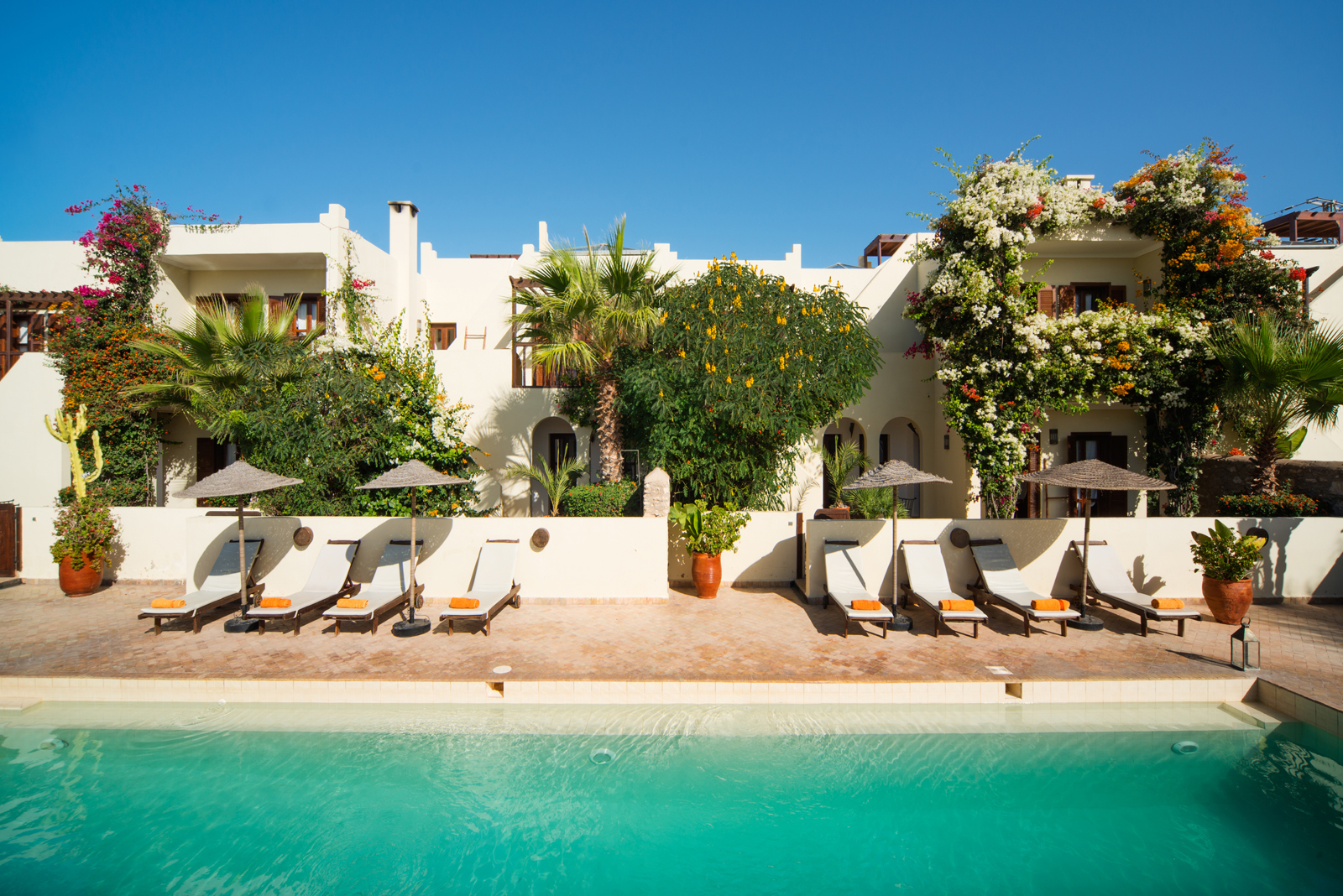 relax by the pool at rebali riads