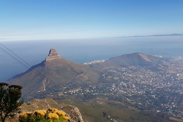 View is even better when you have walked up Table Mountain