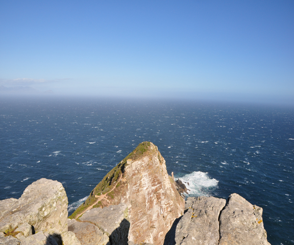 From the lighthouse at Cape Point, you have an amazing view