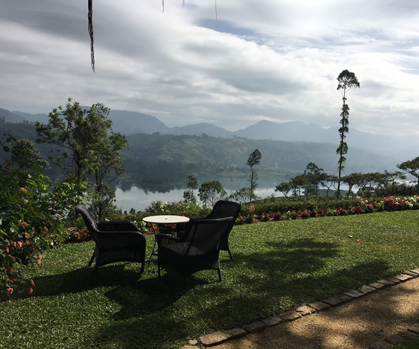 Afternoon tea with a view, Ceylon Tea Trails