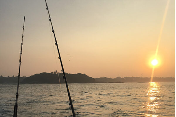 Deep sea fishing off the Bentota coastline
