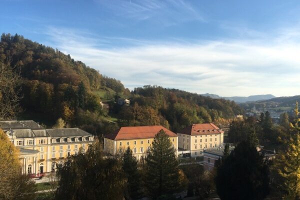 Views over Rogaska Slatina Health Resort, Slovenia.