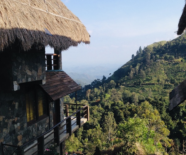 Unbeatable views in the Sri Lankan tea country