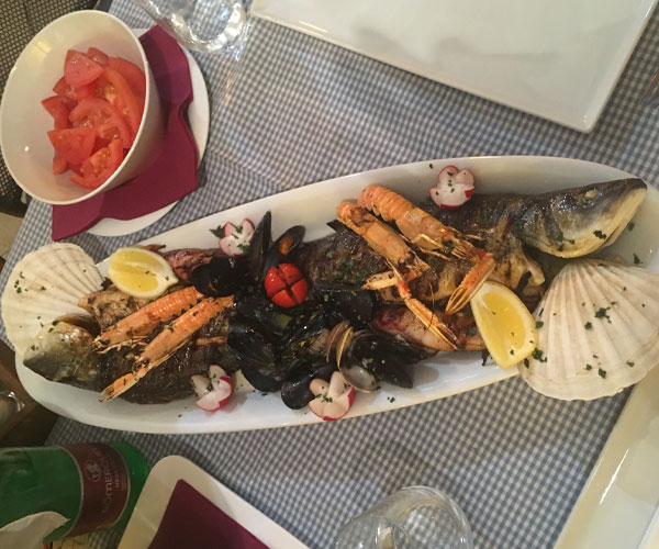 I love the fresh seafood on the Dalmatian Coast, delicious!
