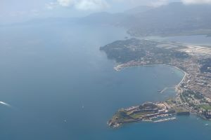 Flight to Greece overlooking Mandraki