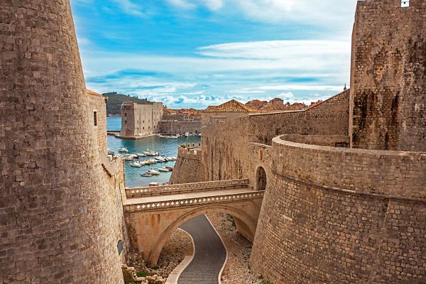 View of Dubrovnik City Walls