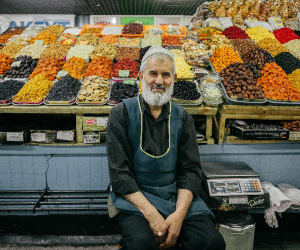 The bustling Green Bazaar in Almaty Kazakhstan is well worth exploring