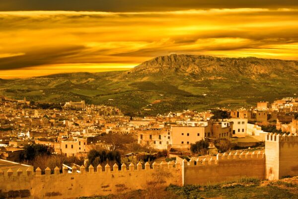The walled city of fes