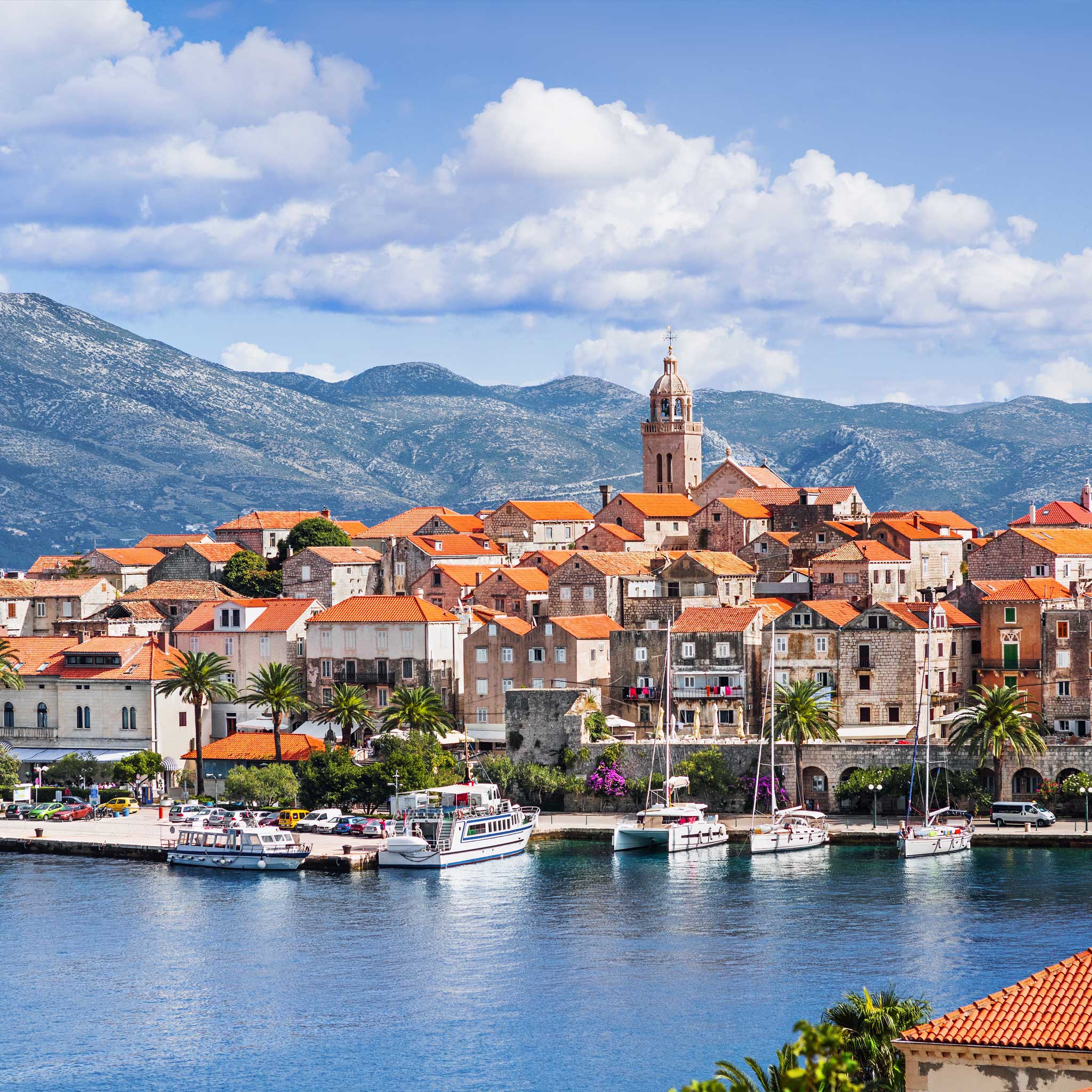 View of Korcula Old Town