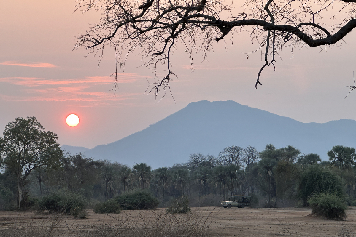 Zambia Safari, Kafue sunset