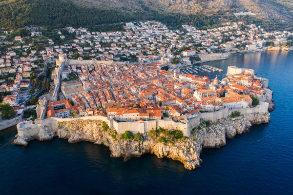 Birdseye view of Dubrovnik