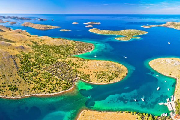 Kornati National Park birdseye view