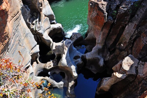 Bourke's Luck Potholes at breath-taking Panorama Route in South Africa