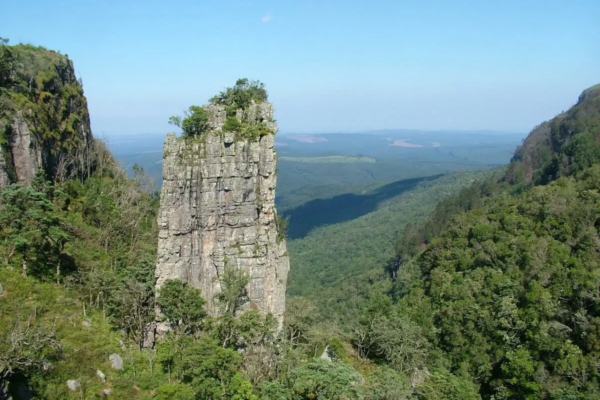 Pinnacle Rock at breath-taking Panorama Route in South Africa