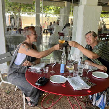 A site inspection journey - lunch