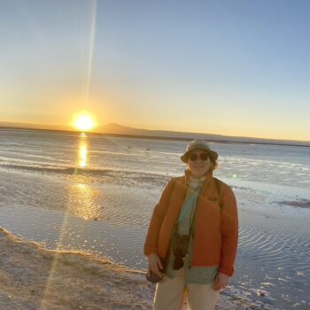 Val in the Atacama Salt Flat