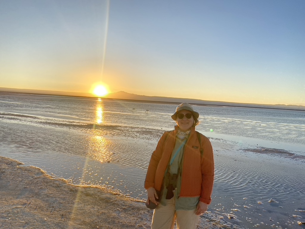 Val in the Atacama Salt Flat