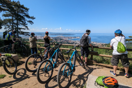 Stopping for a few over the gulf of Trieste