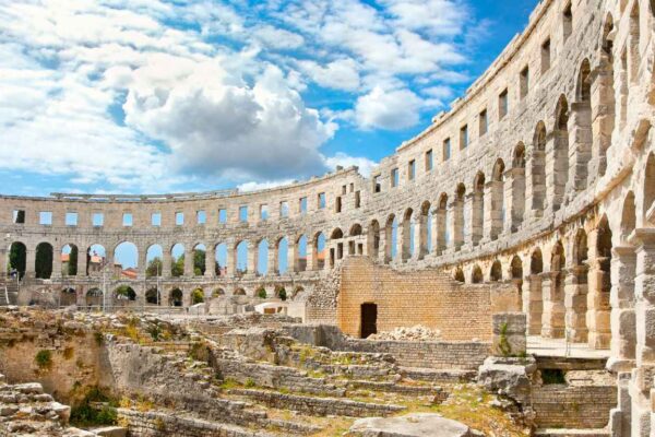 Pula Arena in Pula, Croatia
