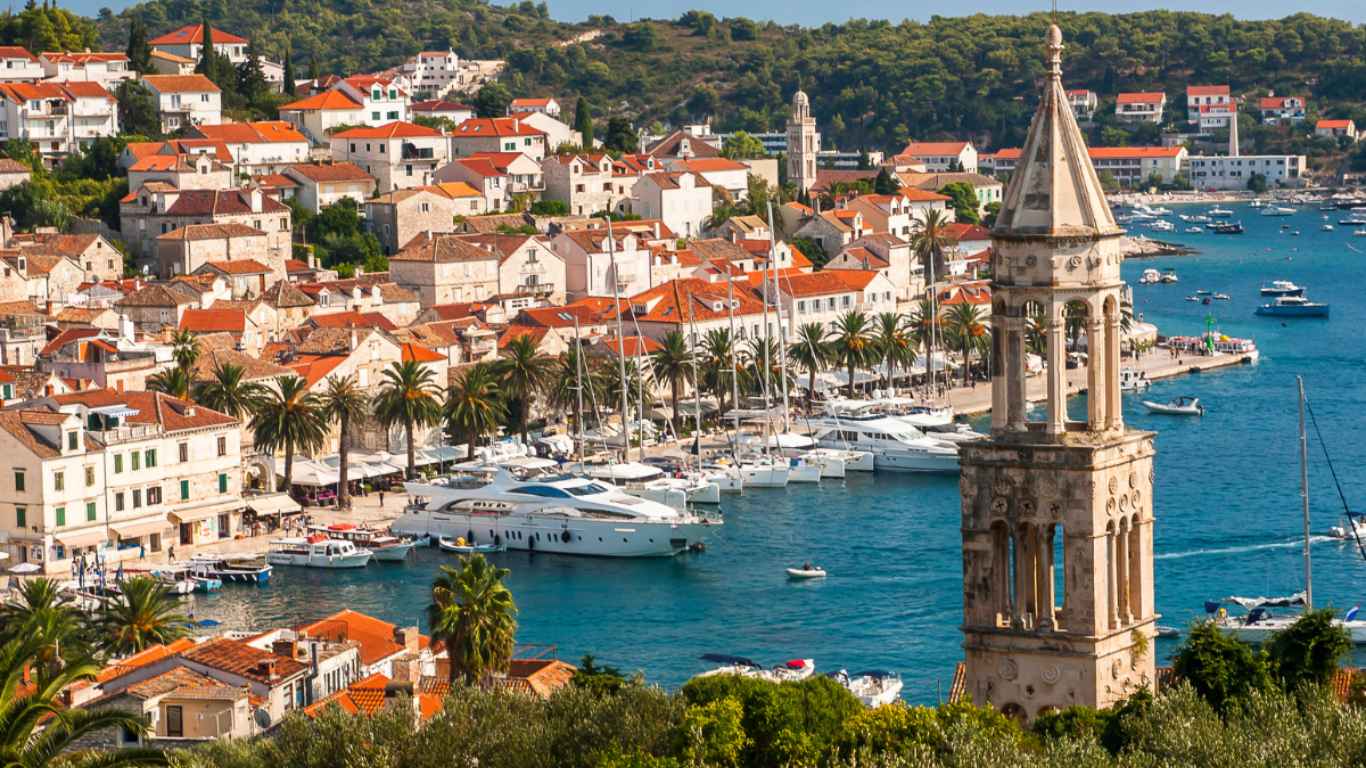 View over Hvar Town