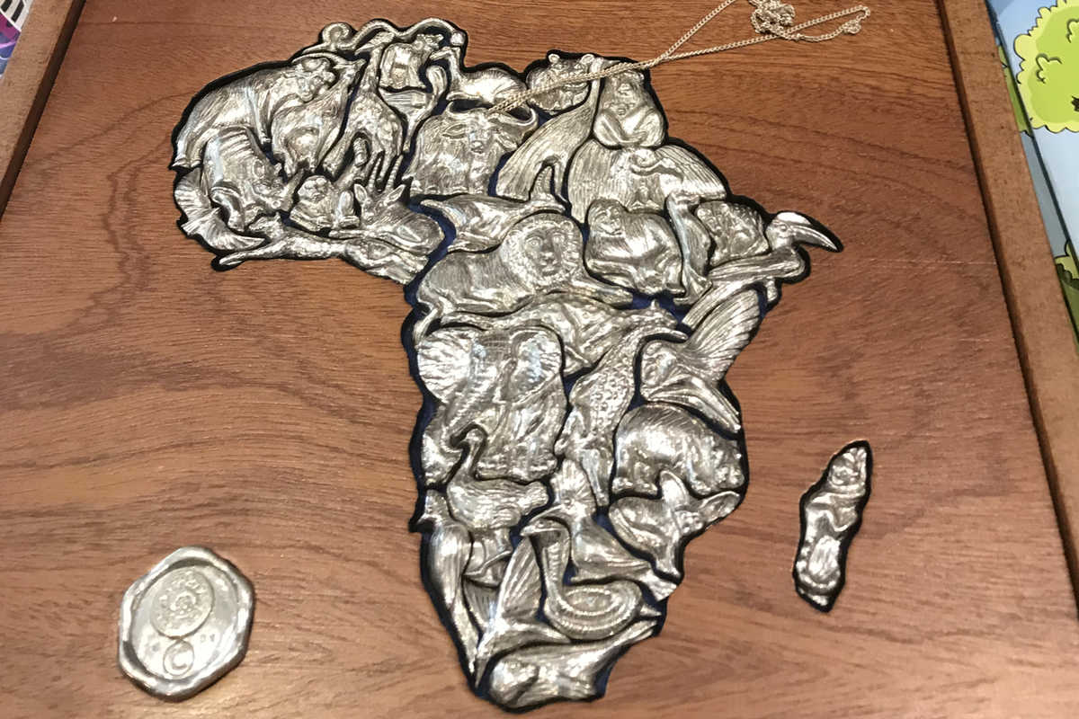 Favourite souvenirs, sterling silver puzzle