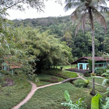 Gardens at O Sitio on Ilha Grande Brazil